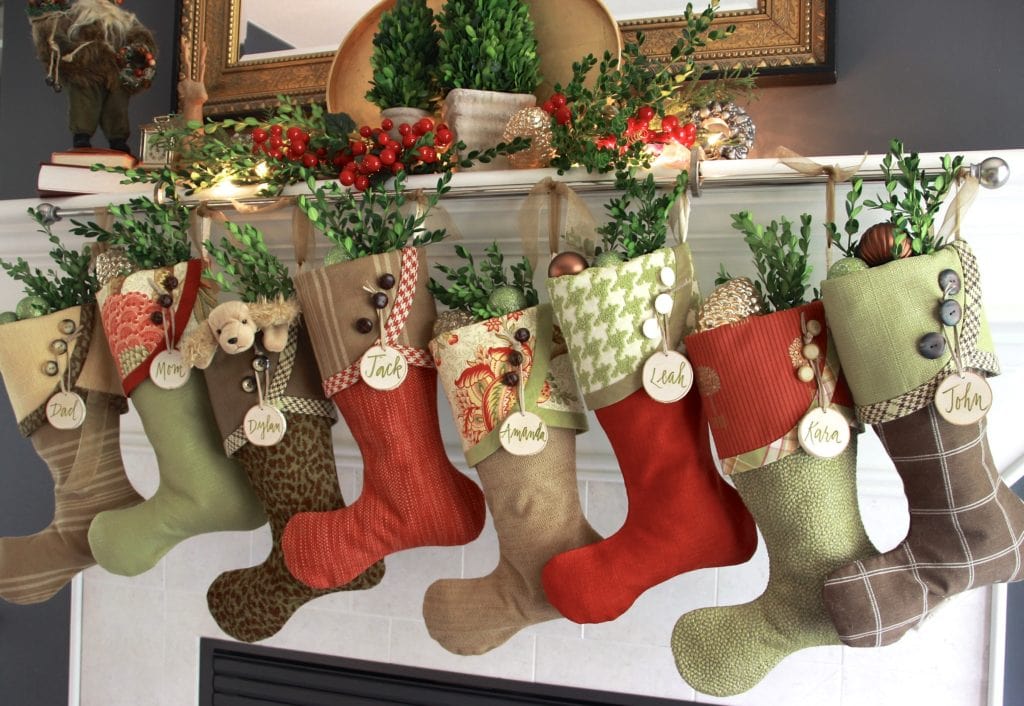 Winter Berry Christmas Stockings 
