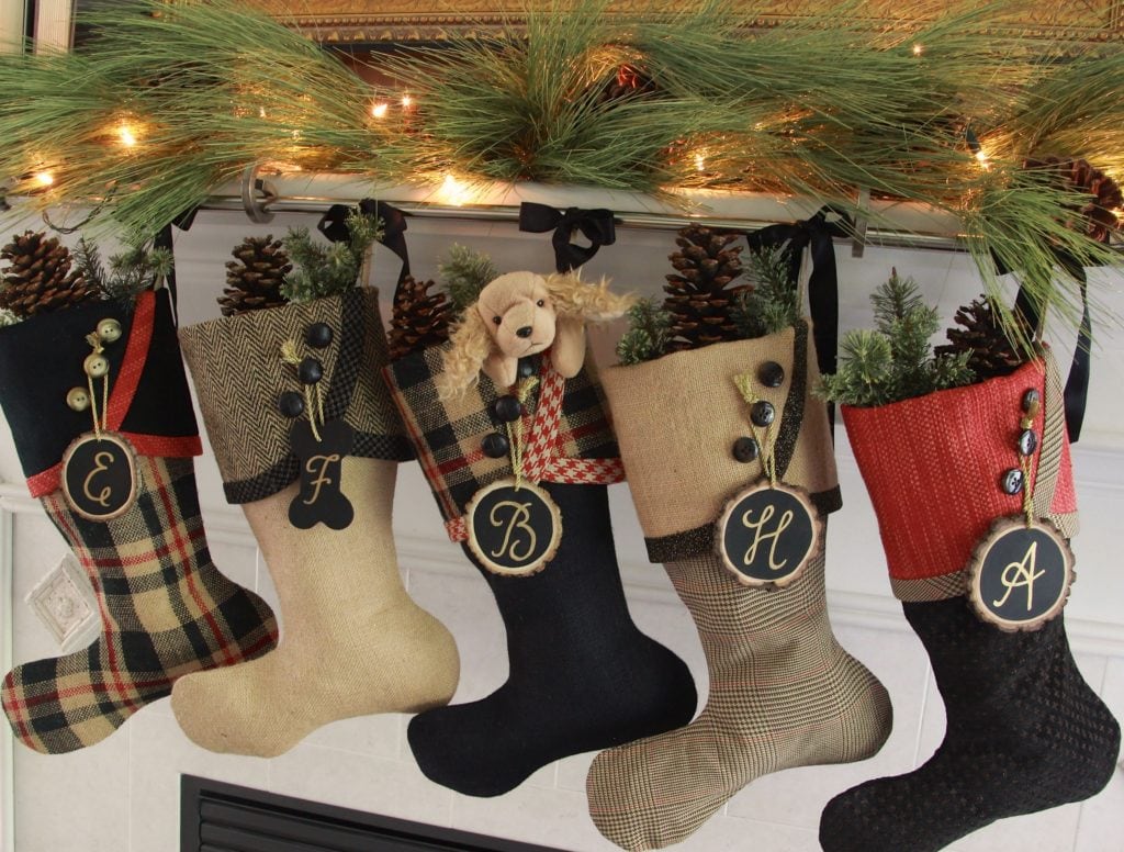 Burlap and more Christmas Stockings