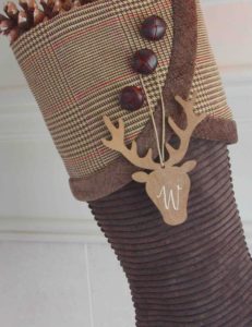 Cozy and Delicious Brown Christms Stockings