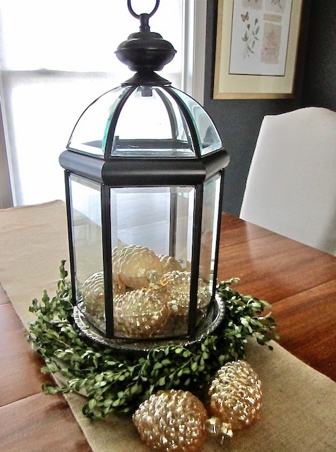 DIY Lantern Idea for Fall Centerpiece