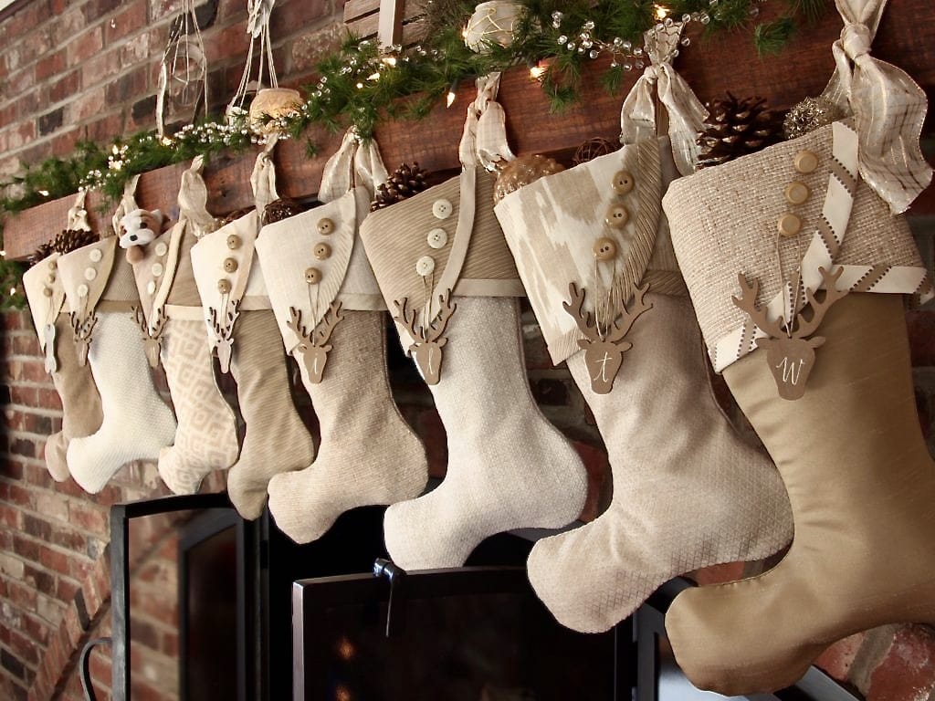 How to Hang Christmas Stockings - With Angle Brackets - South