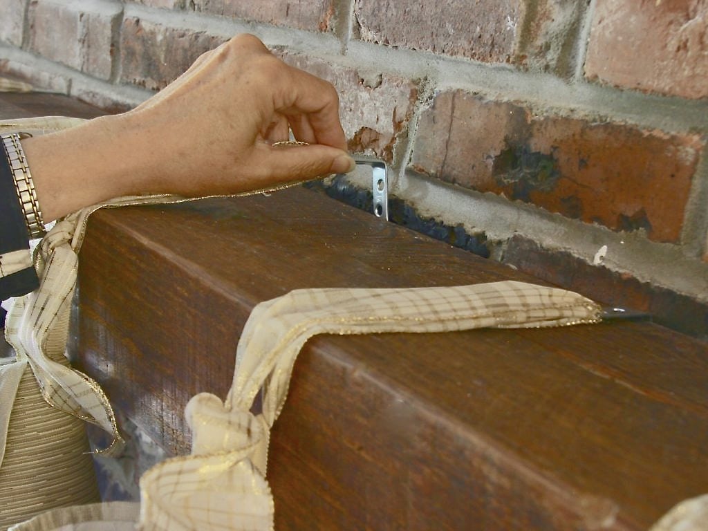 How to Hang Christmas Stockings - With Angle Brackets - South House Designs