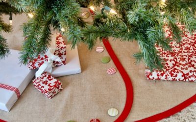 Linen & Burlap Christmas Tree Skirts — For 2020