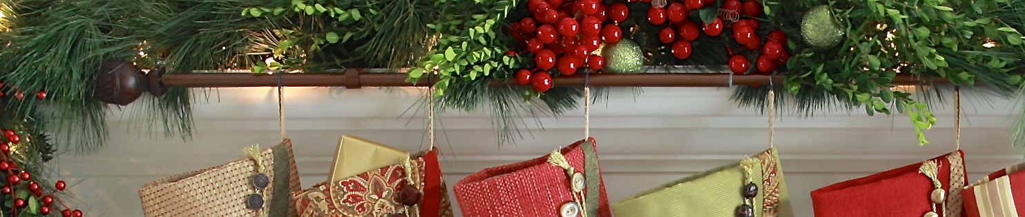 title image of a fresh modern white Christmas village house and a nutcracker on a Christmas tree.