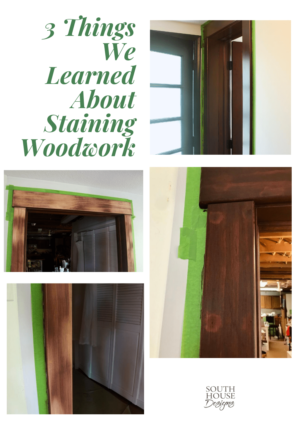 How to Stain Woodwork South House Designs