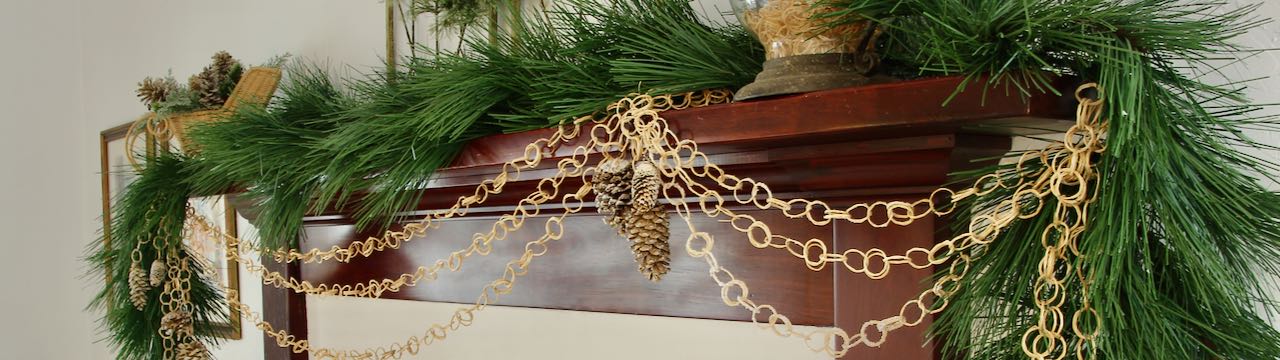 Bleached and Frosted Pinecone Tassels - South House Designs