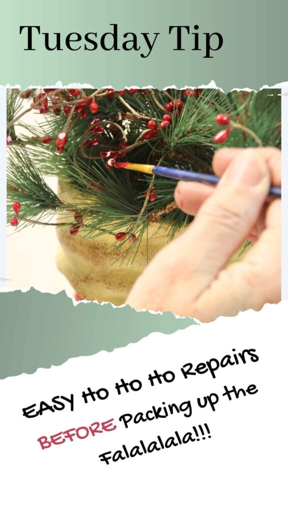 How to Repair your Christmas Decorations - South House Designs