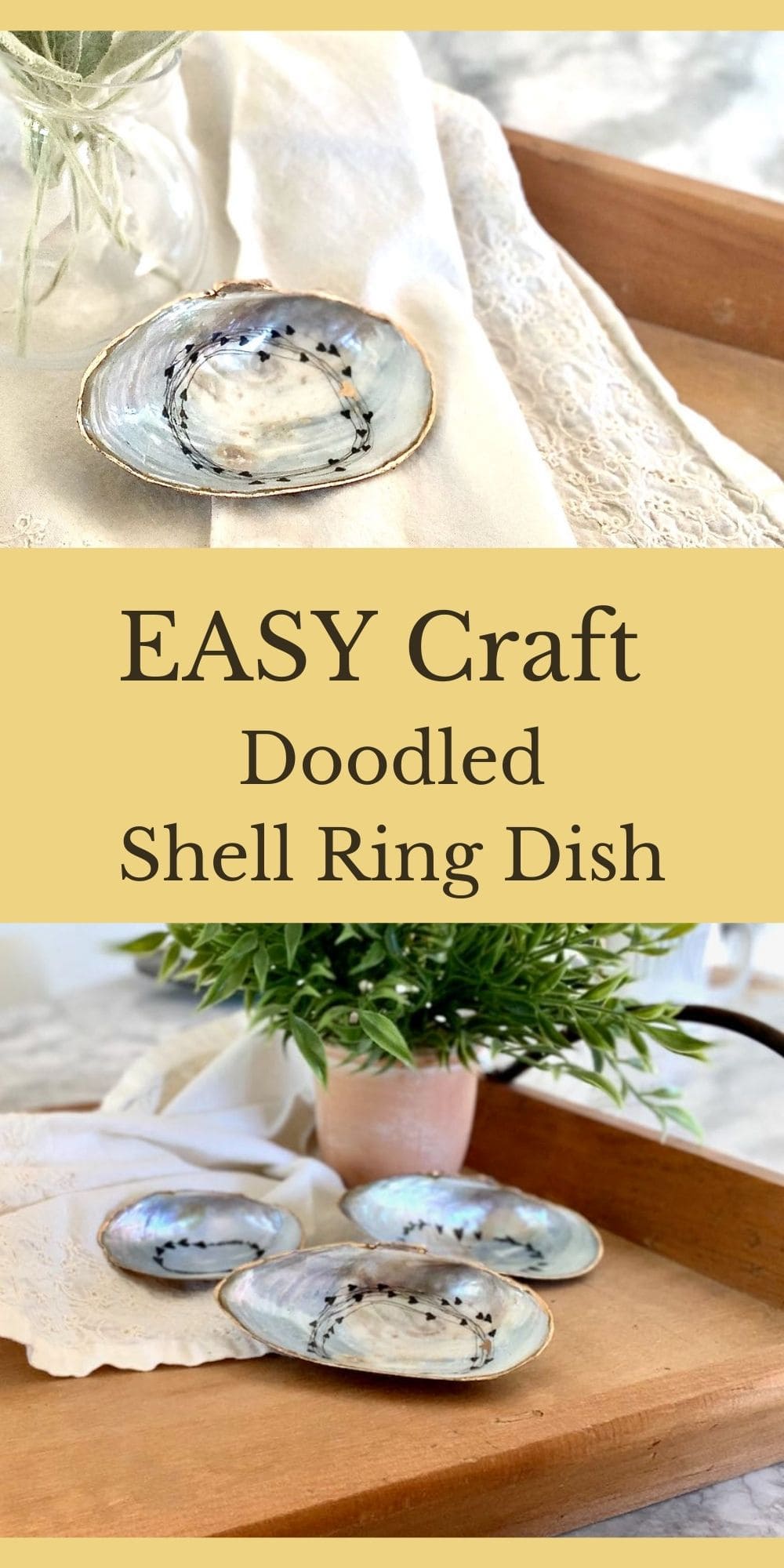 Pin for Doodled Shell Ring Dishes
