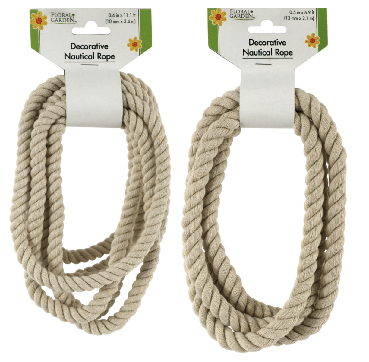 3/16 Cotton Rope By the Yard - 10 Yards - 100% Cotton Rope By The