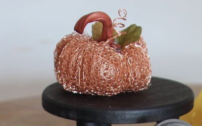 Make Adorable Mini Metal Pumpkins