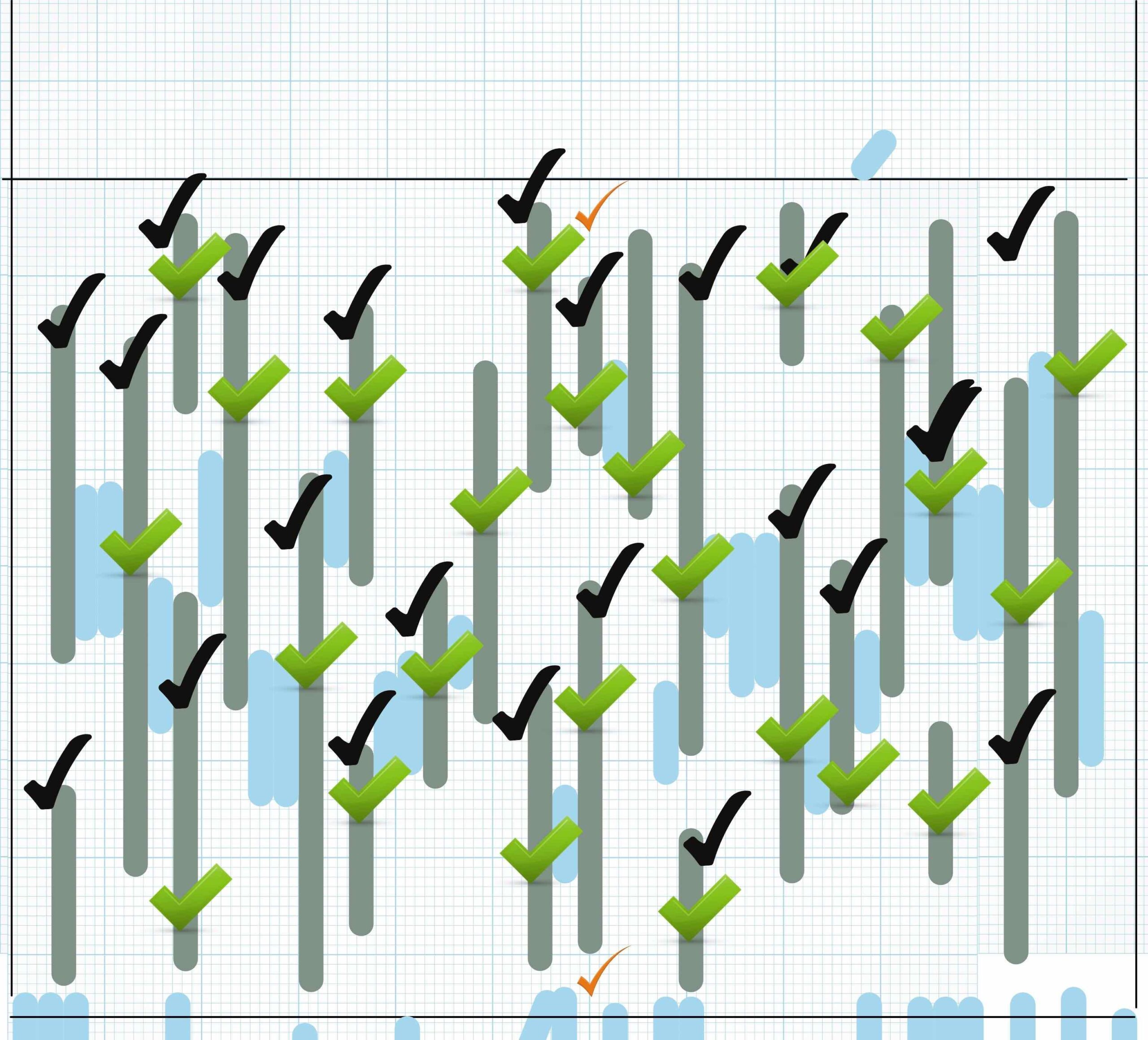 Revised design on graph paper where the wood slats do not touch the existing moulding