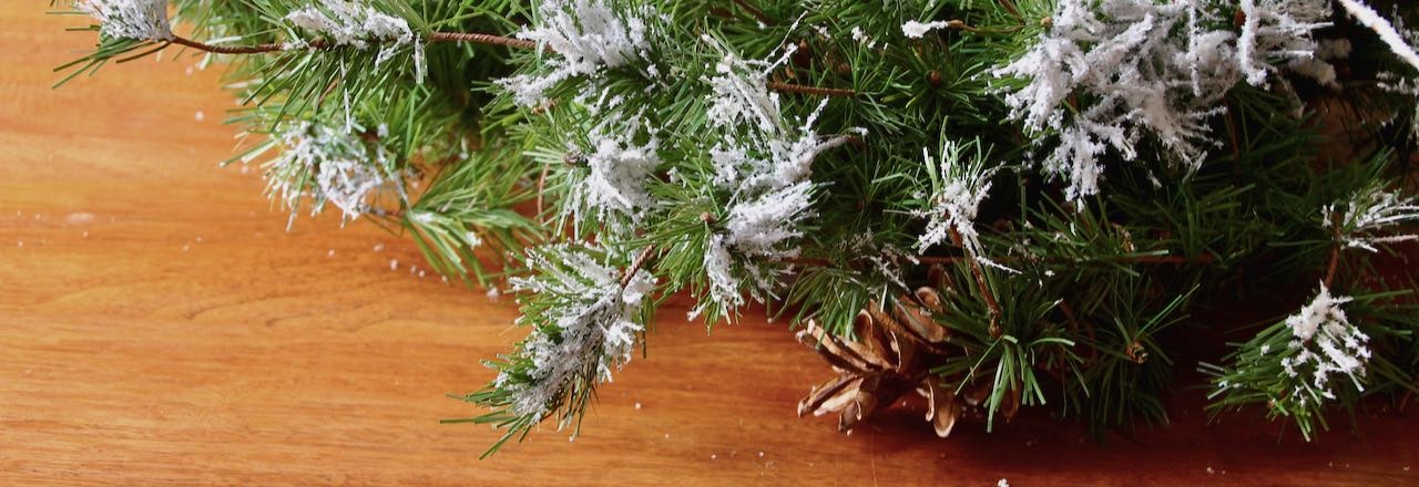 Icy Snow Covered Picks Sprays and Garlands -  Log Cabin Decor