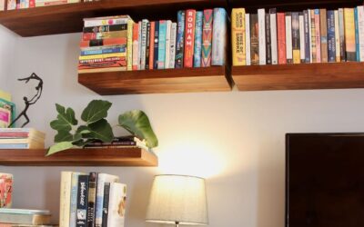Massive Wall of Floating Bookshelves – How To Install