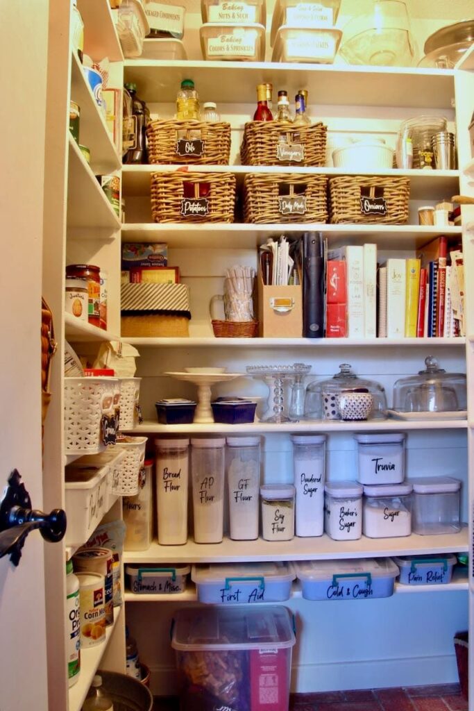 Walk-In Kitchen Pantry, Pull-Out Shelves