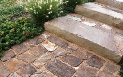 Use Flagstone Steps to Make a Hill Safe  and Beautiful