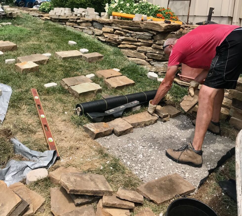 Use Flagstone Steps to Make a Hill Safe and Beautiful South House Designs