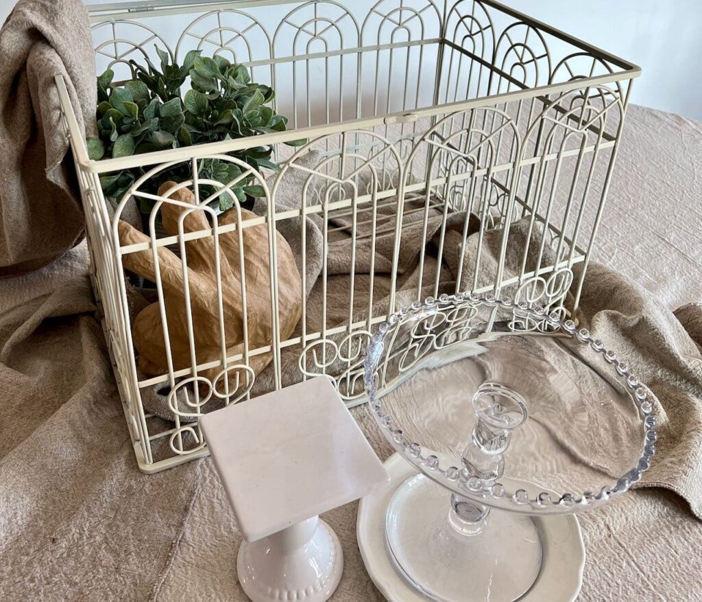 How to Turn a Decorative Bird Cage into a Charming Vignette - South House  Designs