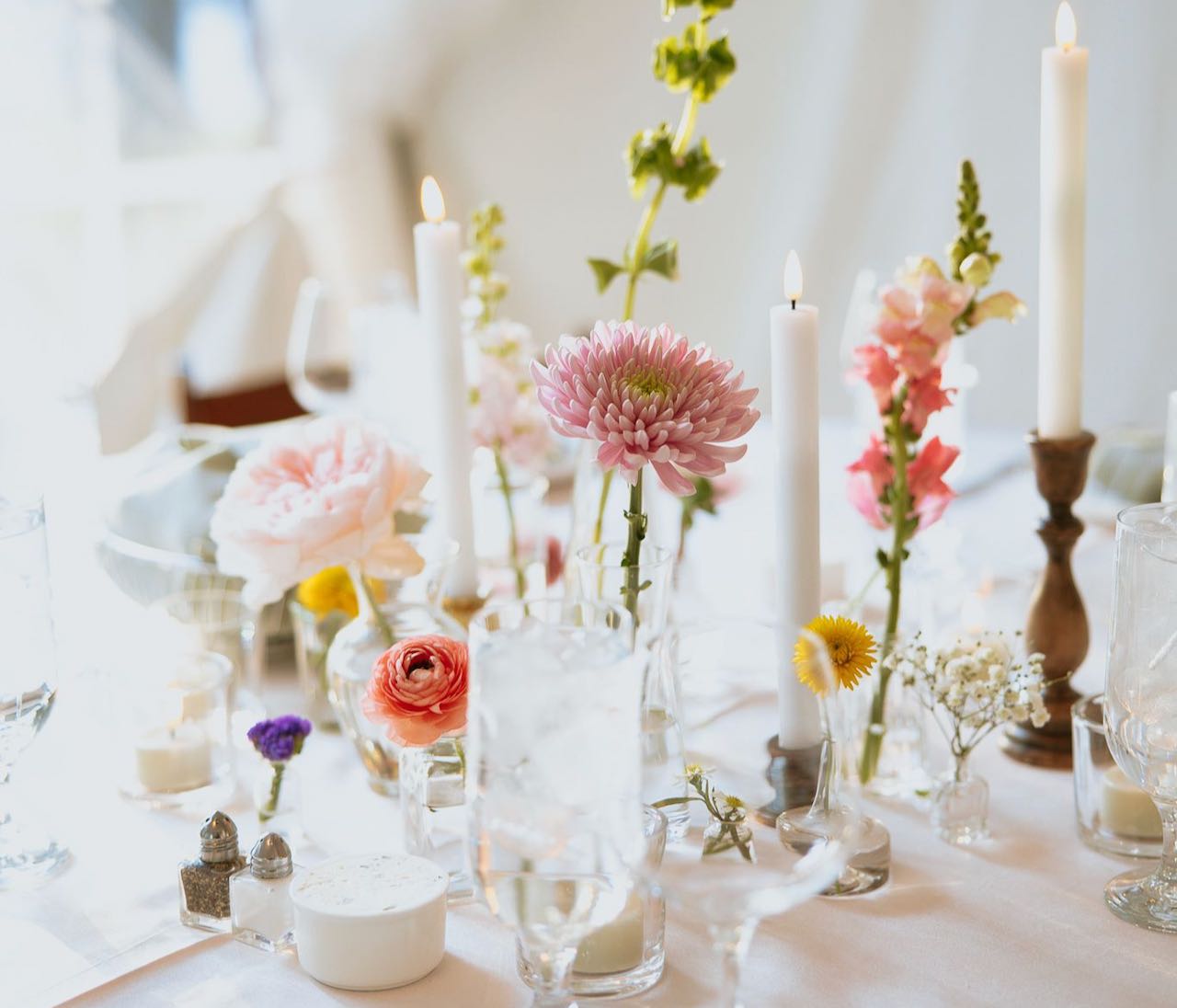 floral cluster wedding centerpieces - prepping how to - south