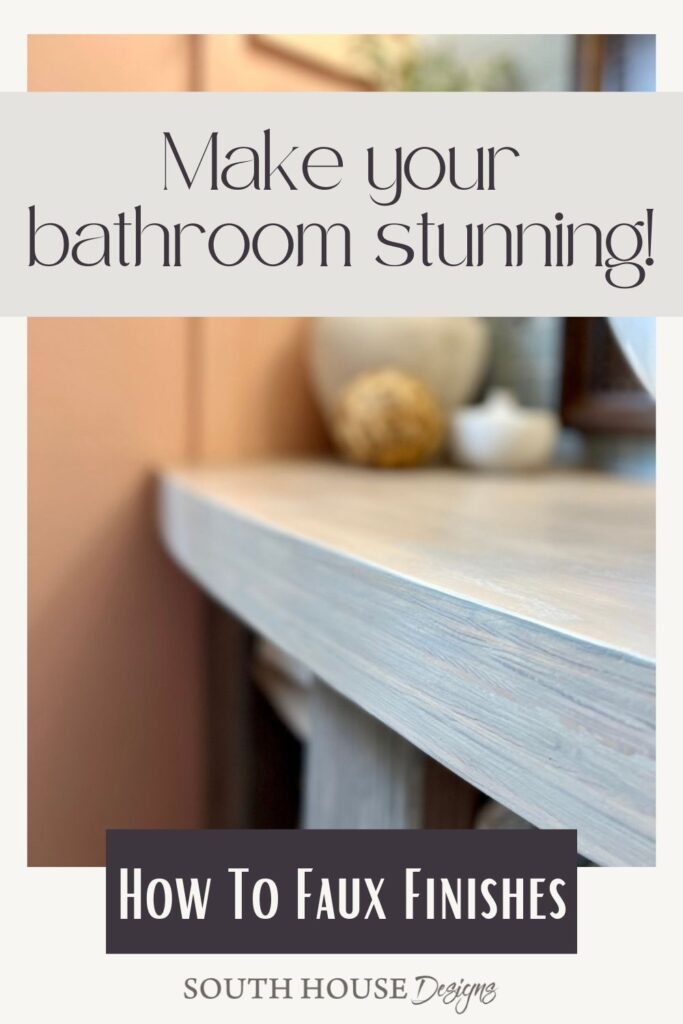 How To Build an Open Shelf Bathroom Vanity - South House Designs