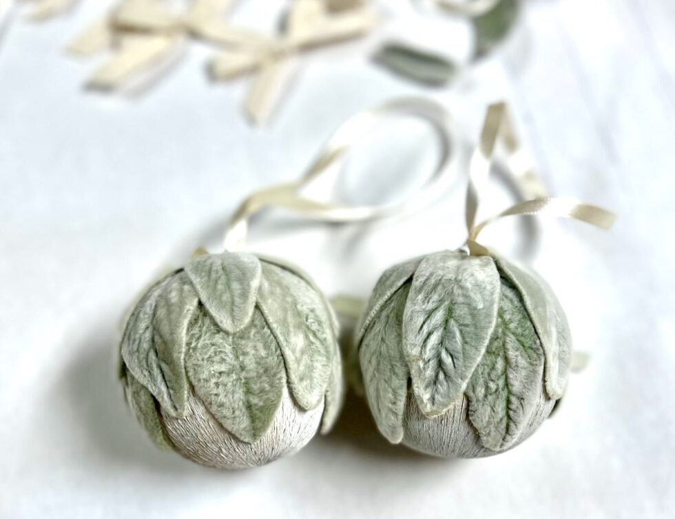 Fresh Lambs Ear Ornaments How to Make Quickly and Simply South House
