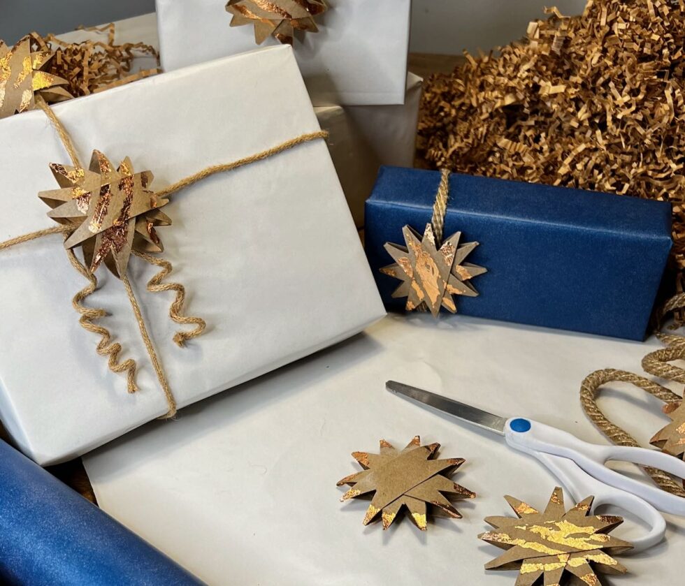 Make These Great Stars for Your Gift Wrapping - Save Money + Go Green ...