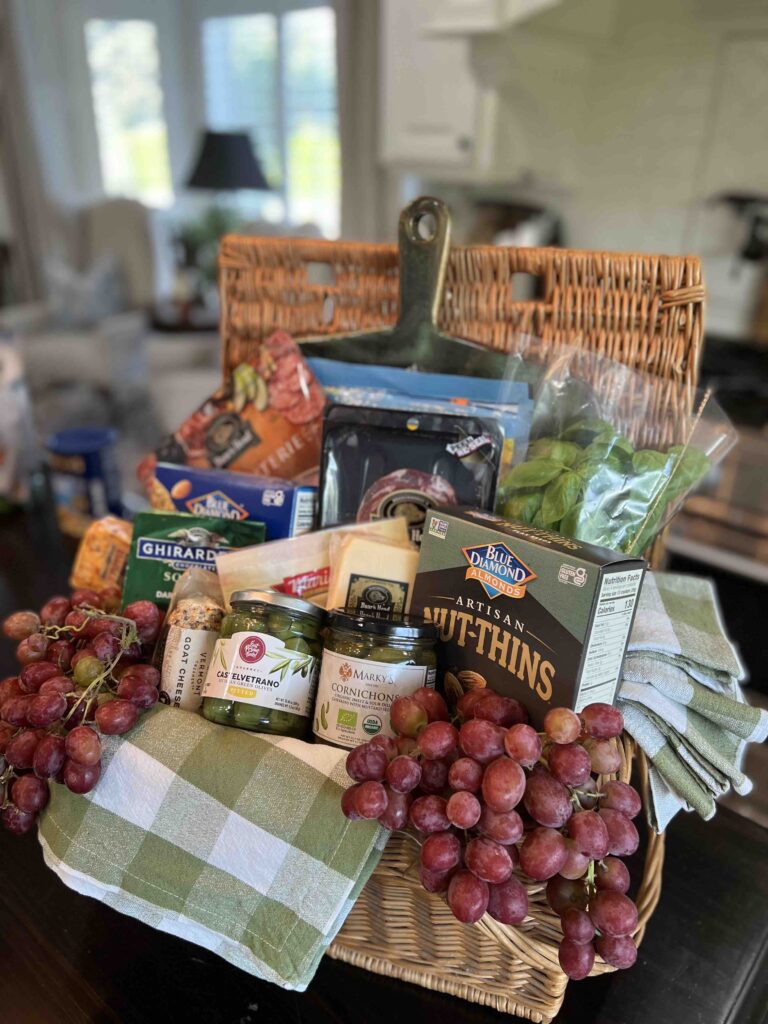 charcuterie gift basket