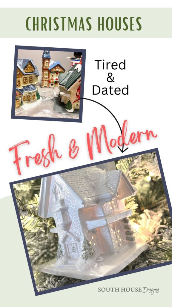 How To Revive Old Christmas Village Houses For Your Tree and More - South  House Designs