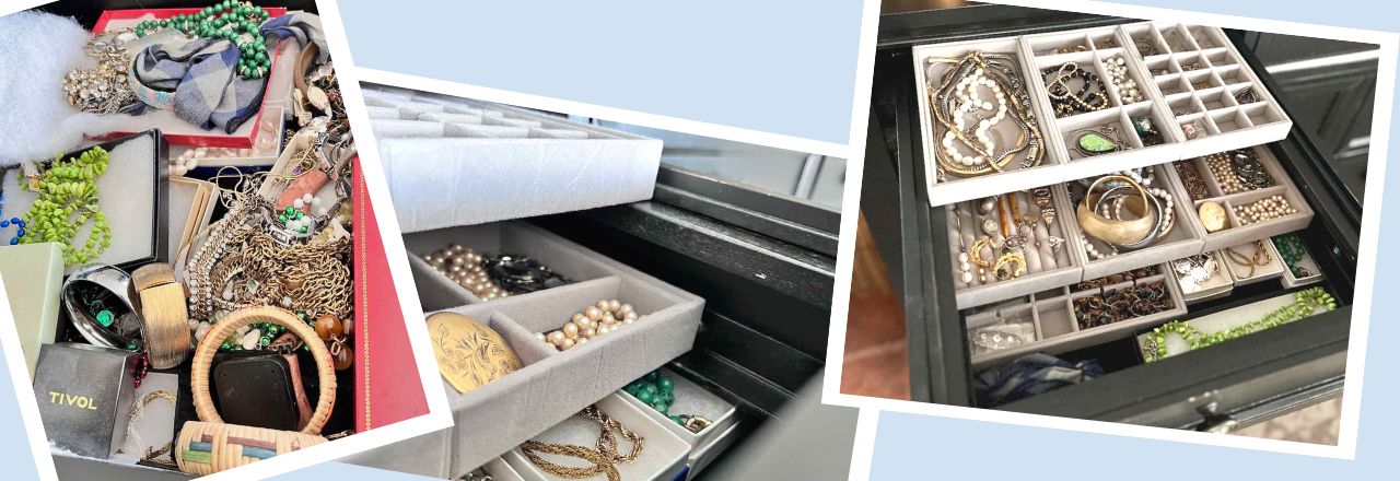 Velvet Lined Jewelry Drawer Design Ideas