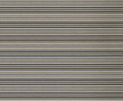 Horizontal stripes in muted tones of gray, brown, and beige run across the entire image, creating a repetitive, textured pattern reminiscent of an upholstered backrest or bench cushion.