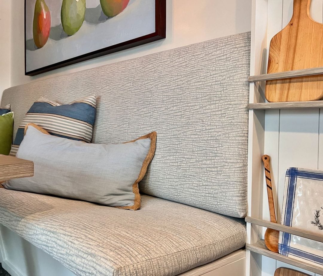 Easy DIY: Best Wall Hung Backrest And Custom Bench Cushion - South ...