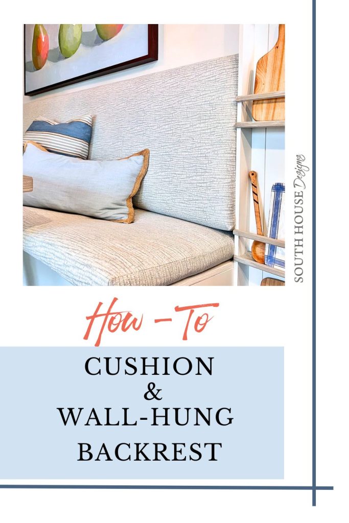 Banquette (or Headboard) DIY Back Cushion - Room for Tuesday