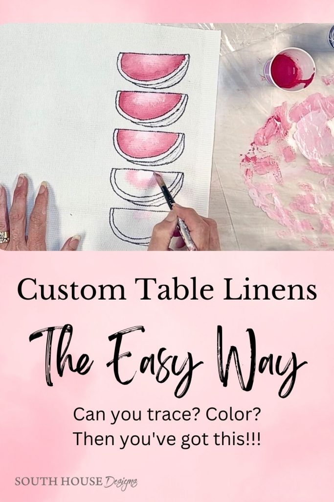 Want Great Table Linens? Make Them With This Easy DIY! - South House Designs