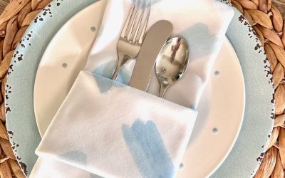 Easy to Paint on Cloth Napkins With Amazing Results!