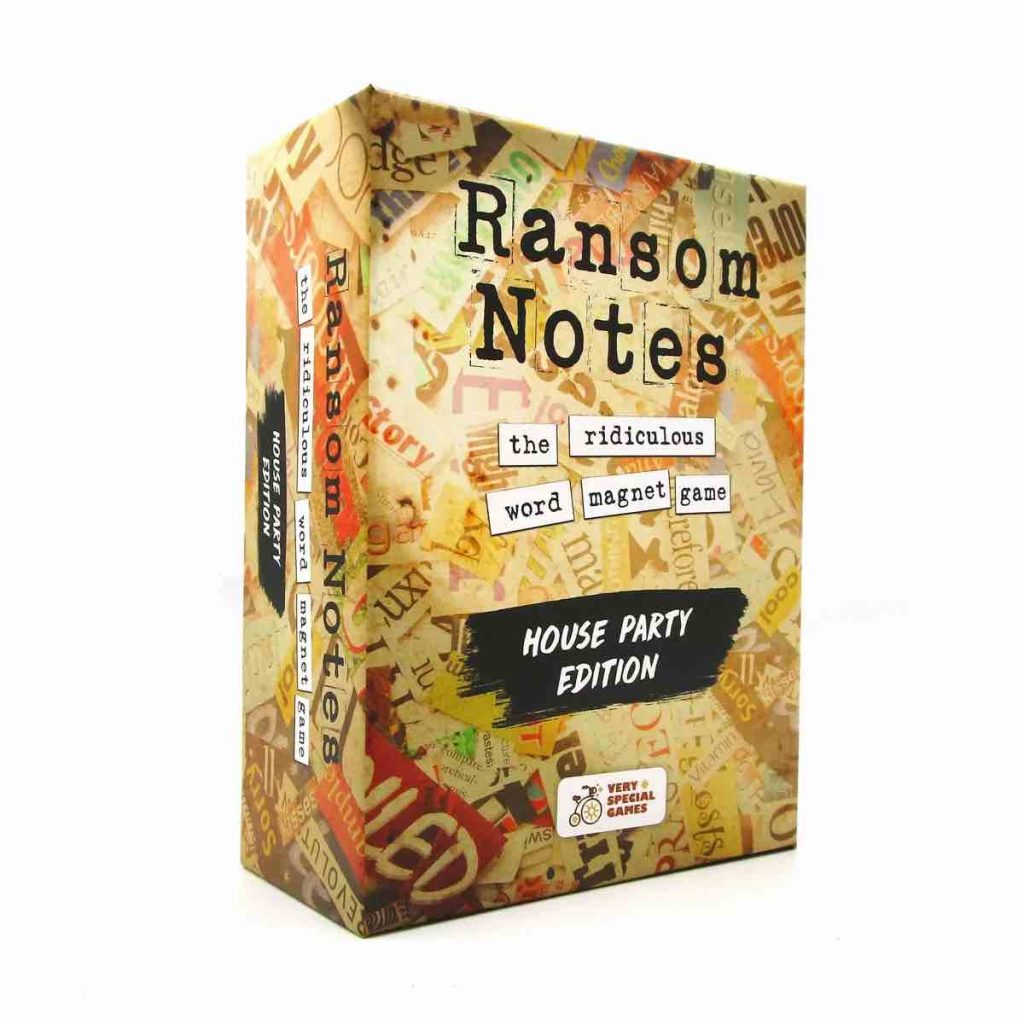 game box or Ransom Notes game