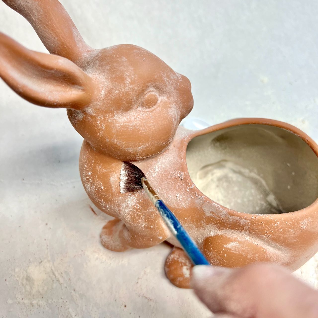 How To Turn a Ceramic Rabbit Into the Best Terracotta Bunny - South ...