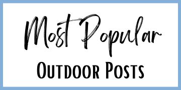 Sidebar title box reading "Most Popular Outdoor Posts"