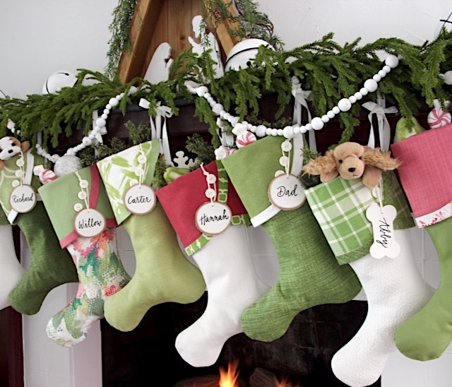 Festive Christmas Stockings With a Tropical Flair