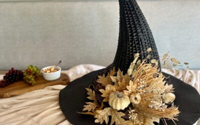 Surprisingly Simple Way to Make Fabulous DIY Witch Hat Decor