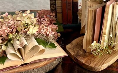 Easy Decorating With Vintage Books: For Centerpiece, Table, Mantel, More