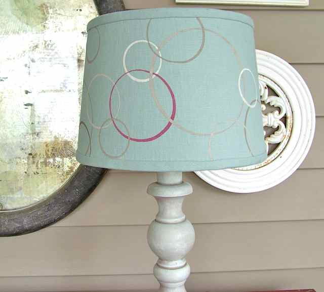How to Custom DIY a FUN Lampshade for Designer Look