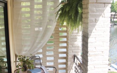 How to Hang Outdoor Sheer Curtains the Easy Way